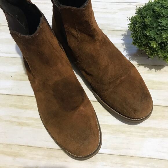 Crevo‎ Denham Chelsea Biot Chestnut Leather Suede Men’s Size 13 - Picture 2 of 8